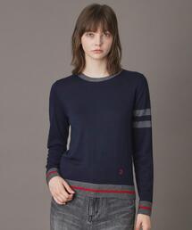 Deuxieme Classe/コットンリブクルーネックプルオーバー/未使用 DEUXIEME CLASSE - 【美品】【人気】ドゥーズィエムクラス コットン