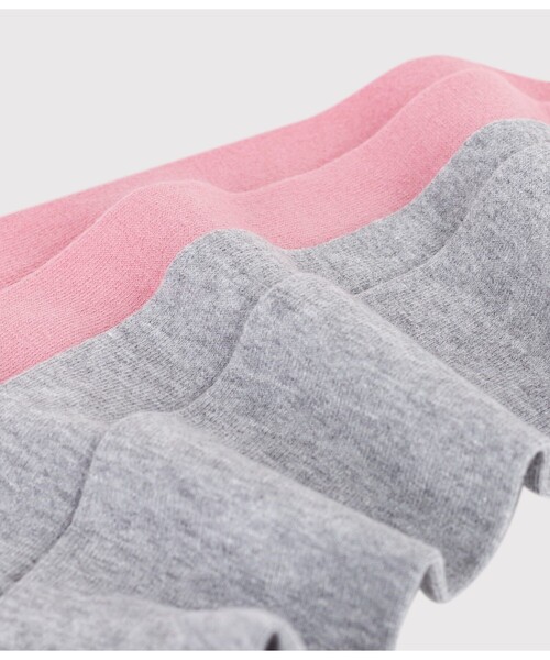 PETIT BATEAU（プチバトー）の「タイツ２枚組（タイツ/ストッキング・キッズ・ライトブルー/ライトピンク・3-4Y/5-6Y/8Y-10Y/12Y-14Y）」の3枚目の写真