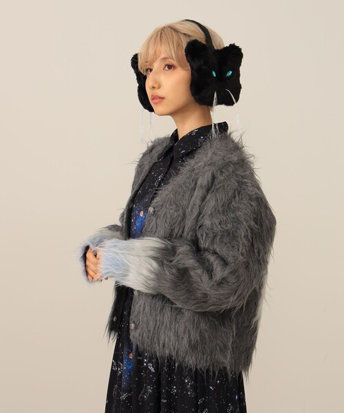 mmts（マミタス）の「猫イヤーマフ（その他・レディース・ブラック・ONE SIZE）」の6枚目の写真