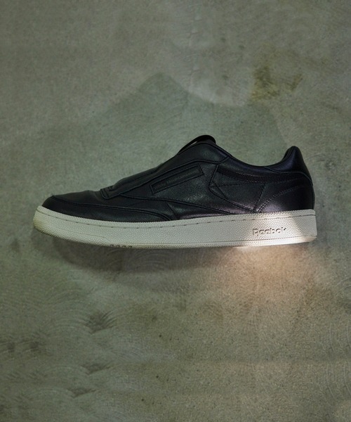 WHITE MOUNTAINEERING（ホワイトマウンテニアリング）の「White Mountaineering/ホワイトマウンテニアリング×Reebok/リーボック CLUB C 85 VINTAGE SLIP-ON スリッポン（スリッポン・メンズ・ブラック・27cm/27.5cm/28cm/26.5cm）」の6枚目の写真