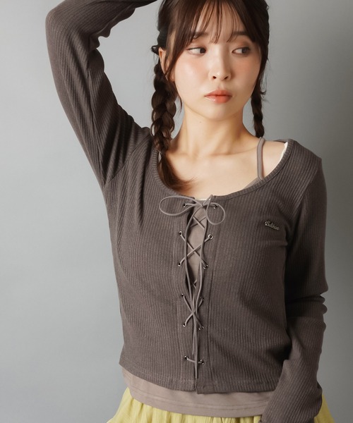 s'yte（サイト） レイヤード風ディテール デザインカットソー 2024aw S