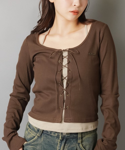 大人気デザインが長袖になって再登場！キャミソールレイヤード風長袖