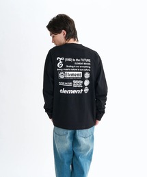 ELEMENT（エレメント）の「ELEMENT メンズ NUMBER LS ロンＴ 【2025年秋冬モデル】/エレメントバックプリントビックシルエット長袖ロンT（Tシャツ/カットソー）」