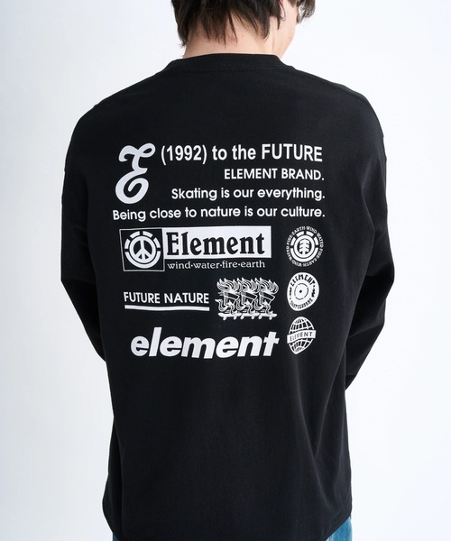 ELEMENT(エレメント)の「ELEMENT メンズ NUMBER LS ロンT 【2025年秋冬モデル】/エレメントバックプリントビックシルエット長袖ロンT(Tシャツ/カットソー・メンズ・ブラック系その他/ブラック/ホワイト・X-LARGE/LARGE/MEDIUM)」の10枚目の写真