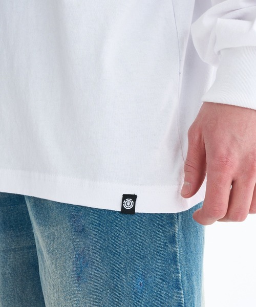 ELEMENT(エレメント)の「ELEMENT メンズ NUMBER LS ロンT 【2025年秋冬モデル】/エレメントバックプリントビックシルエット長袖ロンT(Tシャツ/カットソー・メンズ・ブラック系その他/ブラック/ホワイト・X-LARGE/LARGE/MEDIUM)」の7枚目の写真