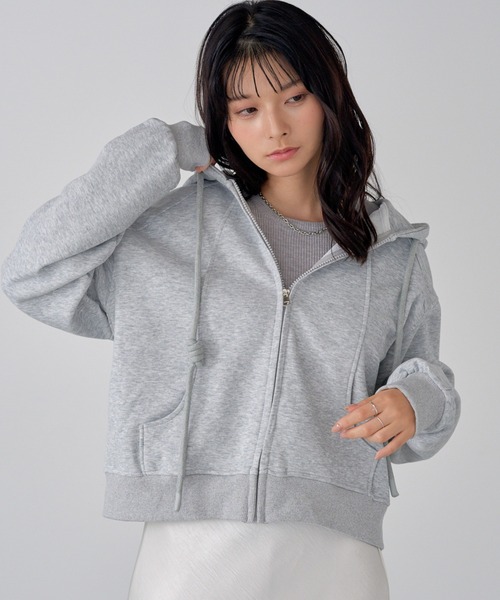 ジップフードパーカー（パーカー）｜attiree（アティレー）の