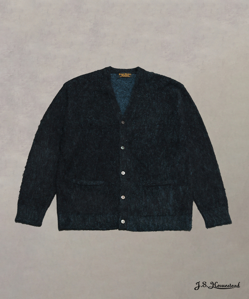 J.S.Homestead / アルパカ 混 ヘザー カーディガン（カーディガン