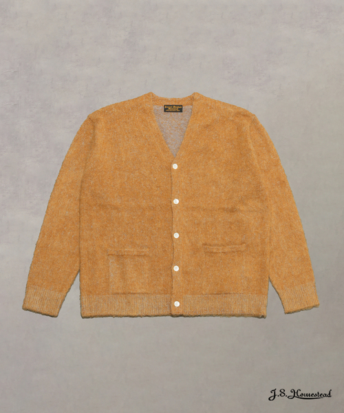 J.S.Homestead / アルパカ 混 ヘザー カーディガン（カーディガン