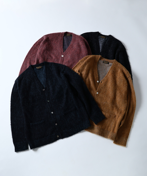 J.S.Homestead / アルパカ 混 ヘザー カーディガン（カーディガン