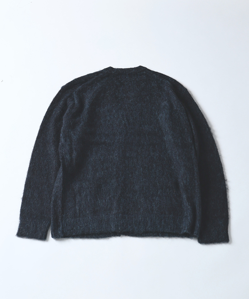 JOURNAL STANDARD J.S HOMESTEAD(ジャーナルスタンダードホームステッド)の「J.S.Homestead / アルパカ 混 ヘザー カーディガン(カーディガン/ボレロ・メンズ・ピンク/ブラック系その他/マスタード/ブルー系その他・LARGE/MEDIUM)」の9枚目の写真
