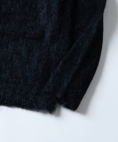 JOURNAL STANDARD J.S HOMESTEAD(ジャーナルスタンダードホームステッド)の「J.S.Homestead / アルパカ 混 ヘザー カーディガン(カーディガン/ボレロ・メンズ・ピンク/ブラック系その他/マスタード/ブルー系その他・LARGE/MEDIUM)」の12枚目の写真