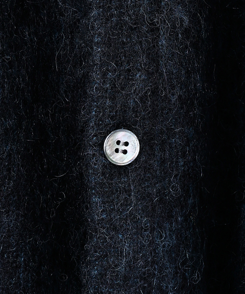 JOURNAL STANDARD J.S HOMESTEAD(ジャーナルスタンダードホームステッド)の「J.S.Homestead / アルパカ 混 ヘザー カーディガン(カーディガン/ボレロ・メンズ・ピンク/ブラック系その他/マスタード/ブルー系その他・LARGE/MEDIUM)」の15枚目の写真