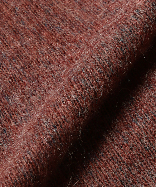 JOURNAL STANDARD J.S HOMESTEAD(ジャーナルスタンダードホームステッド)の「J.S.Homestead / アルパカ 混 ヘザー カーディガン(カーディガン/ボレロ・メンズ・ピンク/ブラック系その他/マスタード/ブルー系その他・LARGE/MEDIUM)」の8枚目の写真