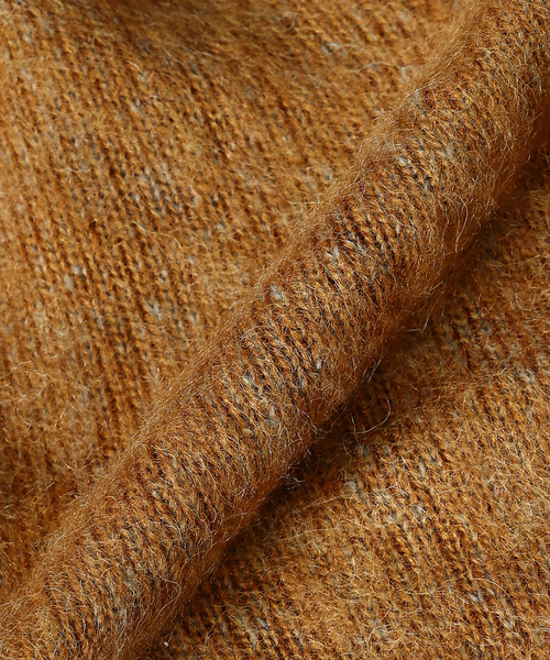 JOURNAL STANDARD J.S HOMESTEAD(ジャーナルスタンダードホームステッド)の「J.S.Homestead / アルパカ 混 ヘザー カーディガン(カーディガン/ボレロ・メンズ・ピンク/ブラック系その他/マスタード/ブルー系その他・LARGE/MEDIUM)」の5枚目の写真