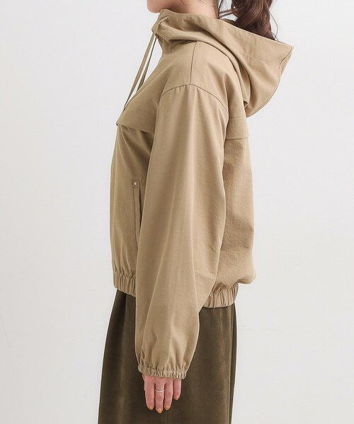 DRESKIP(ドレスキップ)の「【S-LL】気楽にさらりと羽織れる 大人のフードブルゾン(ブルゾン・レディース・ネイビー/ブラウン系/キャメル・01/02/03/04)」の17枚目の写真