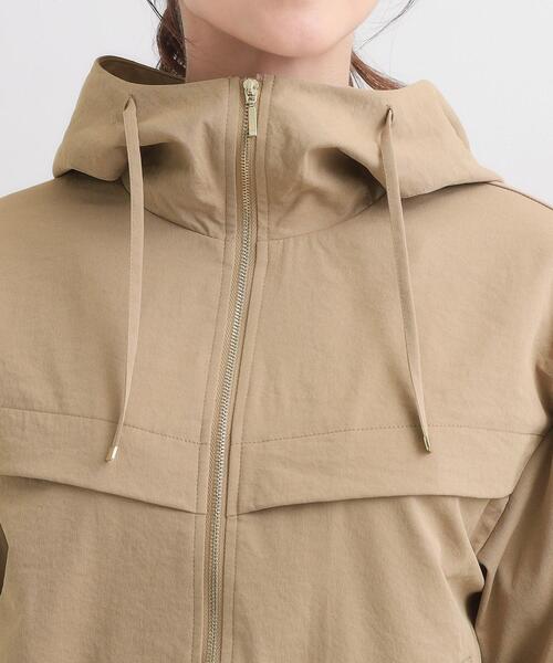 DRESKIP(ドレスキップ)の「【S-LL】気楽にさらりと羽織れる 大人のフードブルゾン(ブルゾン・レディース・ネイビー/ブラウン系/キャメル・01/02/03/04)」の19枚目の写真
