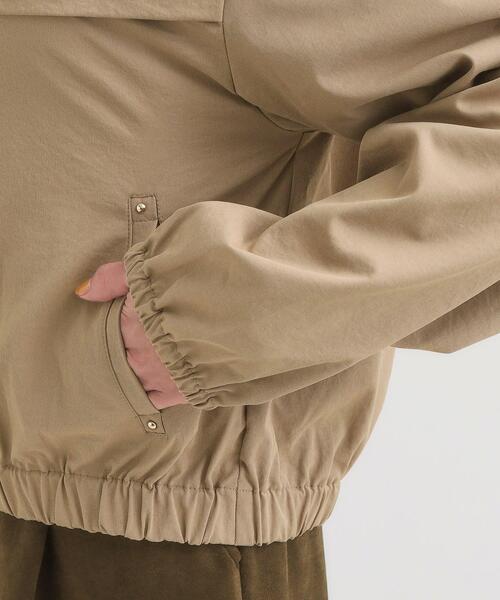 DRESKIP(ドレスキップ)の「【S-LL】気楽にさらりと羽織れる 大人のフードブルゾン(ブルゾン・レディース・ネイビー/ブラウン系/キャメル・01/02/03/04)」の22枚目の写真