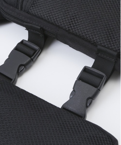 Rename(リネーム)の「Rename CORDURA ベスト型 ボディショルダーバッグ(ボディバッグ/ウエストポーチ・メンズ・ブラック・FREE)」の17枚目の写真