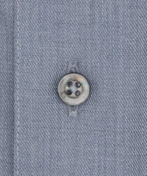 TOKYO SHIRTS（トウキョウシャツ）の「形態安定ノンアイロン ホリゾンタルワイド 長袖ビジネスワイシャツ（ビジネスシャツ・メンズ・ネイビー・首回り37cm-裄丈80cm/首回り39cm-裄丈80cm/首回り39cm-裄丈84cm/首回り41cm-裄丈82cm/首回り41cm-裄丈86cm/首回り42cm-裄丈82cm/首回り42cm-裄丈86cm/首回り43cm-裄丈82cm/首回り43cm-裄丈86cm）」の4枚目の写真