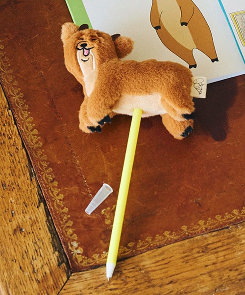 セール】ぬいぐるみボールペン[キューライスコラボ]（その他雑貨