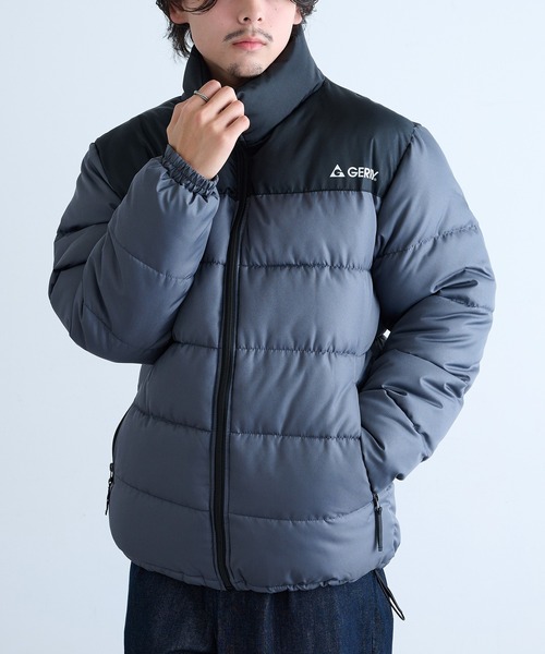 セール】【GERRY】マイクロリップ中綿ダウンタイプ裏ブラックアルミ