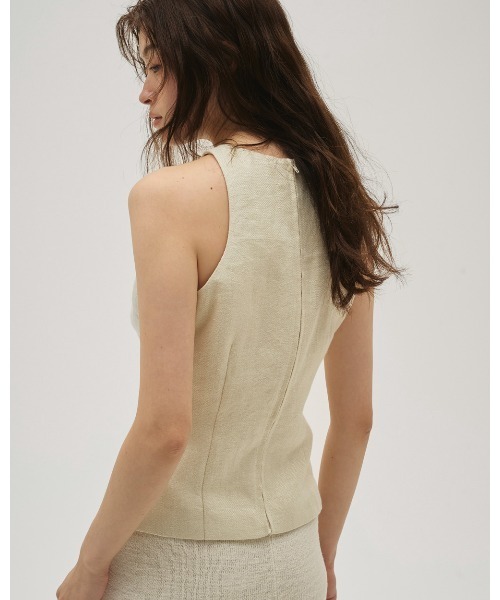 TODAYFUL（トゥデイフル）の「Linen Americansleeve Tops（タンクトップ・レディース・ブラック/ベージュ/キナリ・FREE）」の11枚目の写真