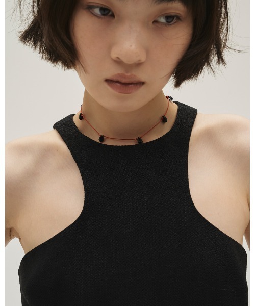 TODAYFUL（トゥデイフル）の「Linen Americansleeve Tops（タンクトップ・レディース・ブラック/ベージュ/キナリ・FREE）」の9枚目の写真