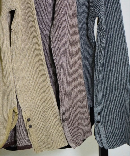 gossara(ゴサラ)の「ニットストライプシャツ(シャツ/ブラウス・レディース・ブラック/カーキ/ブラウン・FREE)」の21枚目の写真