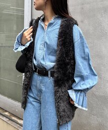 CIAOPANIC TYPY | メランジファーニットZIPベスト(ニット/セーター)