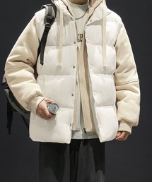中綿ベスト付きフーディー/Hoodie with padded vest (AW)