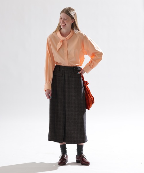 Kelen（ケレン）の「「KELEN / ケレン」ボウタイデザインブラウス（シャツ/ブラウス・レディース・ブラック/オフホワイト/ピンク/ブルー系その他・S/M）」の7枚目の写真