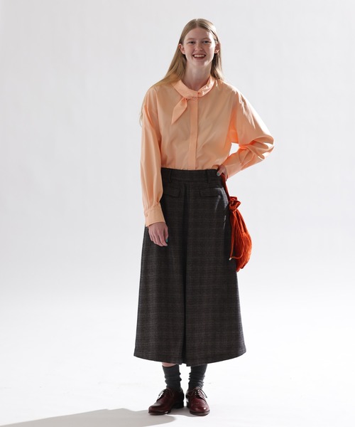 Kelen（ケレン）の「「KELEN / ケレン」ボウタイデザインブラウス（シャツ/ブラウス・レディース・ブラック/オフホワイト/ピンク/ブルー系その他・S/M）」の9枚目の写真