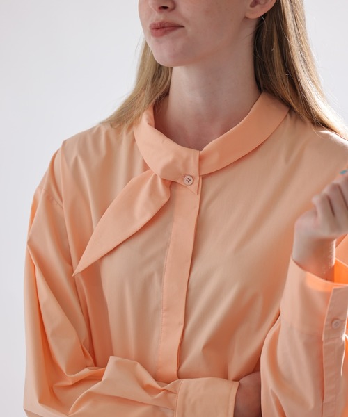 Kelen（ケレン）の「「KELEN / ケレン」ボウタイデザインブラウス（シャツ/ブラウス・レディース・ブラック/オフホワイト/ピンク/ブルー系その他・S/M）」の10枚目の写真