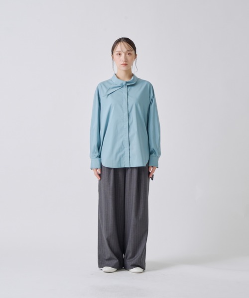 Kelen（ケレン）の「「KELEN / ケレン」ボウタイデザインブラウス（シャツ/ブラウス・レディース・ブラック/オフホワイト/ピンク/ブルー系その他・S/M）」の18枚目の写真