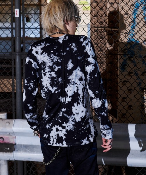 FUGA（フーガ）の「『FUGA/フーガ』タイダイ柄ロングスリーブカットソー（Tシャツ/カットソー・メンズ・ブラック/ホワイト・M/L）」の6枚目の写真
