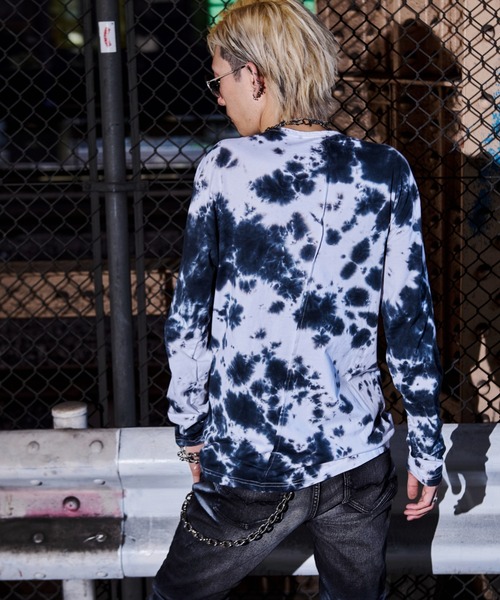 FUGA（フーガ）の「『FUGA/フーガ』タイダイ柄ロングスリーブカットソー（Tシャツ/カットソー・メンズ・ブラック/ホワイト・M/L）」の10枚目の写真