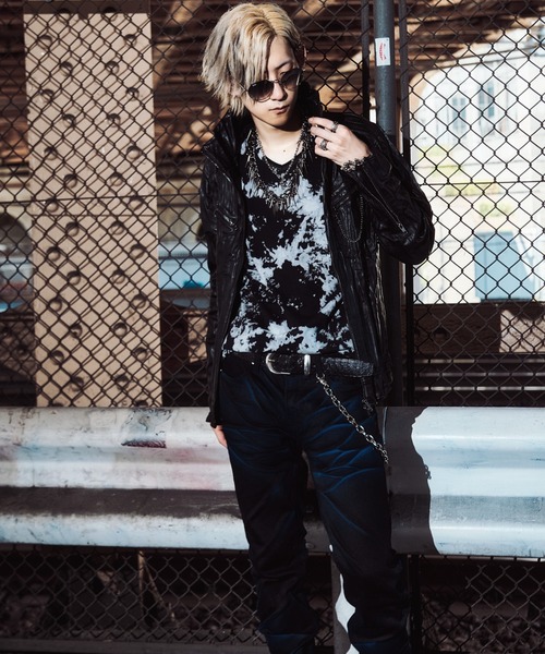 FUGA（フーガ）の「『FUGA/フーガ』タイダイ柄ロングスリーブカットソー（Tシャツ/カットソー・メンズ・ブラック/ホワイト・M/L）」の12枚目の写真