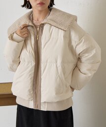 Jena espace merveilleux | ボアカラーラインジャケット(その他アウター)