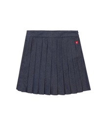 HEART BADGE PLEATED SKIRT SHORTS #2