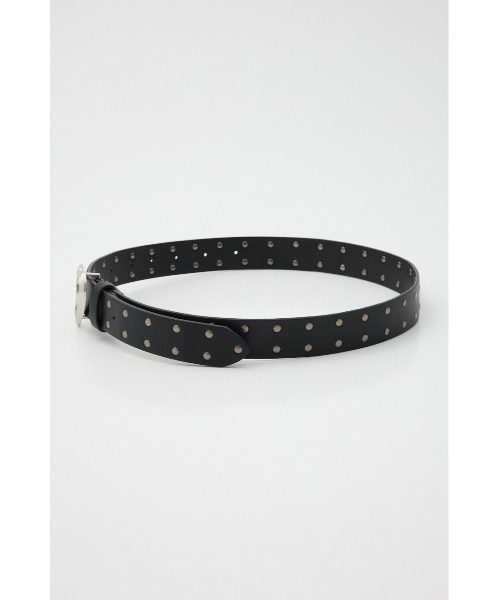 SLY（スライ）の「HEART STUDS BELT ハート スタッズ ベルト 秋服 冬服（ベルト・レディース・ブラック・FREE）」の2枚目の写真
