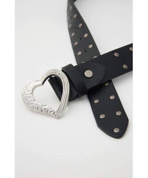 SLY（スライ）の「HEART STUDS BELT ハート スタッズ ベルト 秋服 冬服（ベルト・レディース・ブラック・FREE）」の6枚目の写真