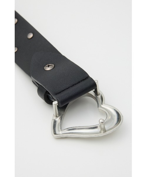 SLY（スライ）の「HEART STUDS BELT ハート スタッズ ベルト 秋服 冬服（ベルト・レディース・ブラック・FREE）」の7枚目の写真