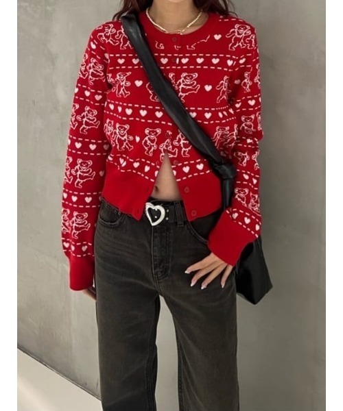 SLY（スライ）の「HEART STUDS BELT ハート スタッズ ベルト 秋服 冬服（ベルト・レディース・ブラック・FREE）」の11枚目の写真