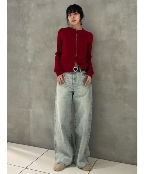 SLY（スライ）の「HEART STUDS BELT ハート スタッズ ベルト 秋服 冬服（ベルト・レディース・ブラック・FREE）」の13枚目の写真