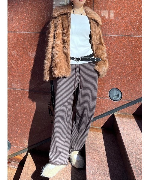 SLY（スライ）の「HEART STUDS BELT ハート スタッズ ベルト 秋服 冬服（ベルト・レディース・ブラック・FREE）」の14枚目の写真