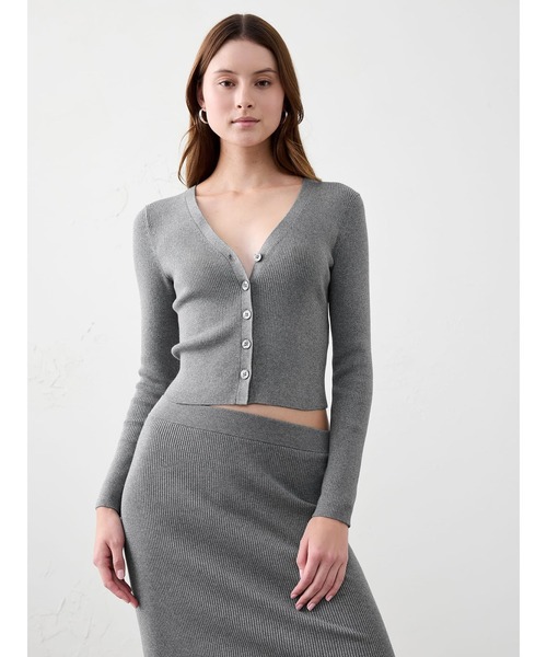 BANANA REPUBLIC FACTORY STOREルレックス リブ カーディガン セーター