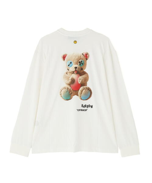 BARROW(バロー)の「Barrow/バロー/JAPAN LIMITED BEAR LONG T-SHIRT(Tシャツ/カットソー・メンズ・ブラック/ホワイト・L/M/XL)」の18枚目の写真