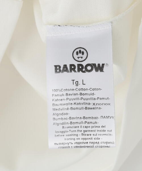 BARROW(バロー)の「Barrow/バロー/JAPAN LIMITED BEAR LONG T-SHIRT(Tシャツ/カットソー・メンズ・ブラック/ホワイト・L/M/XL)」の21枚目の写真