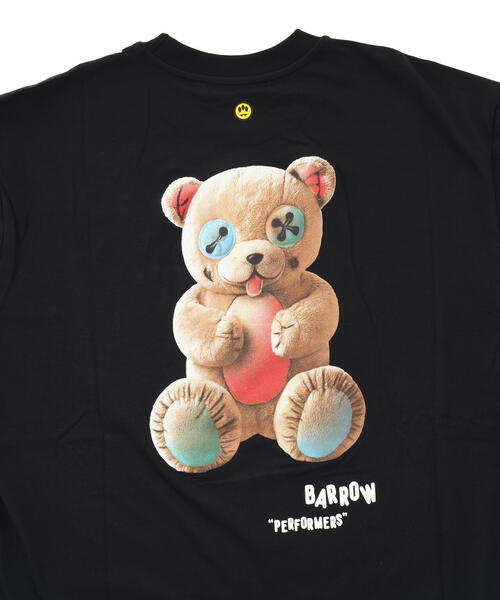 BARROW(バロー)の「Barrow/バロー/JAPAN LIMITED BEAR LONG T-SHIRT(Tシャツ/カットソー・メンズ・ブラック/ホワイト・L/M/XL)」の3枚目の写真