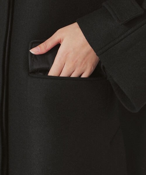 LOVELESS（ラブレス）の「ボンディングミドルコート（チェスターコート・レディース・ブラック・34）」の9枚目の写真